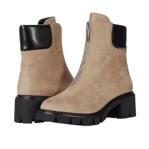 NEW ME TOO Sydnie Faux Suede / Leather Trim Boot Y2K Taupe